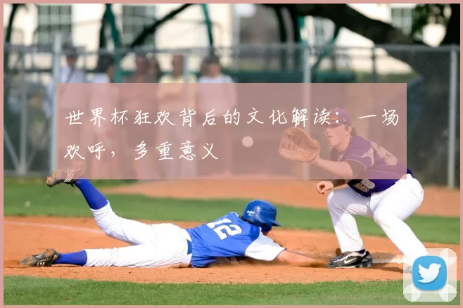 世界杯狂欢背后的文化解读:一场欢呼,多重意义