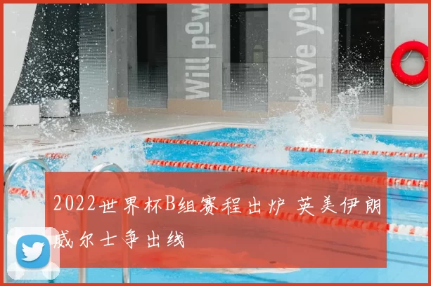 2022世界杯B组赛程出炉 英美伊朗威尔士争出线