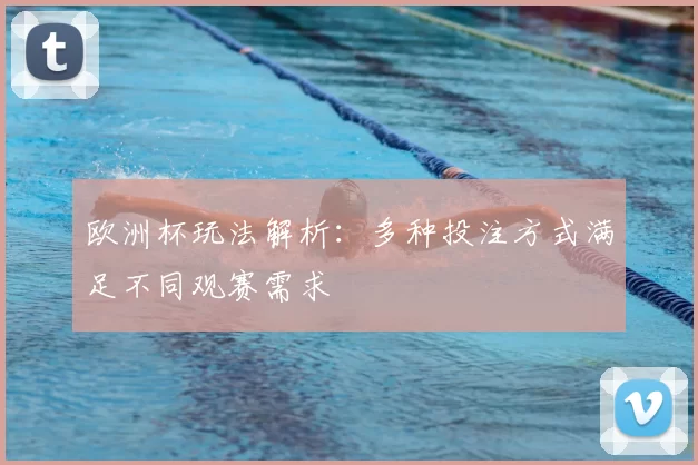 欧洲杯玩法解析：多种投注方式满足不同观赛需求