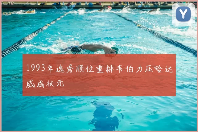 1993年选秀顺位重排韦伯力压哈达威成状元