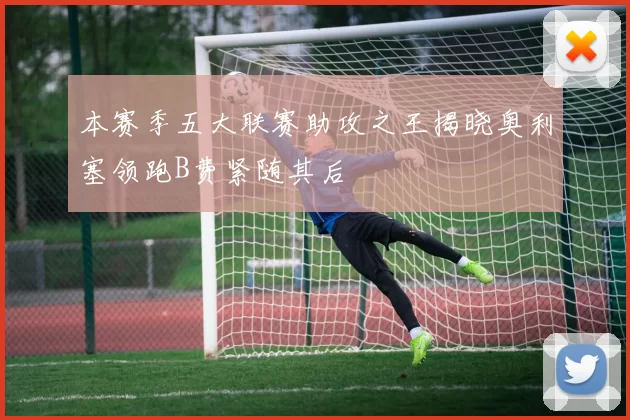 本赛季五大联赛助攻之王揭晓奥利塞领跑B费紧随其后